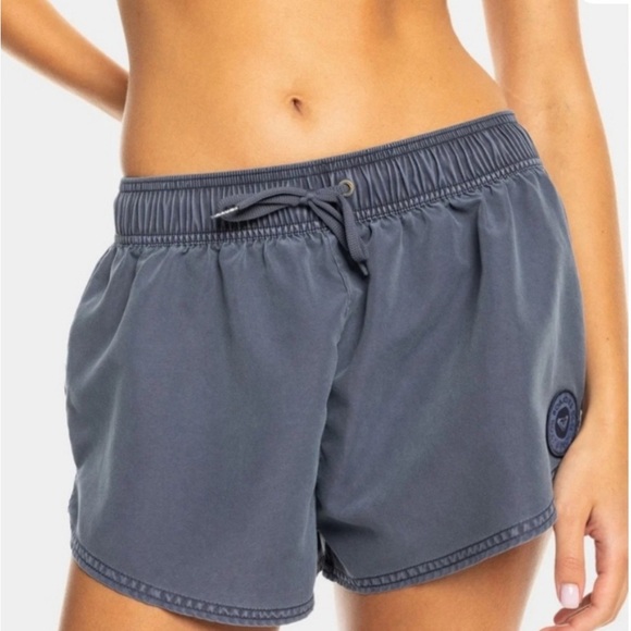 NWT Roxy Women’s No Bad Waves board shorts in mood/indigo - Picture 1 of 5
